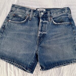 AGOLDE Parker Long Shorts Size 24 Occurrence NWT